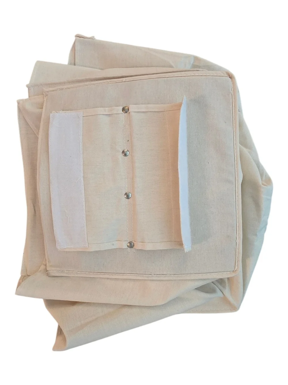 Cream Hanging Fabric Closet Organizer - 6 Shelf